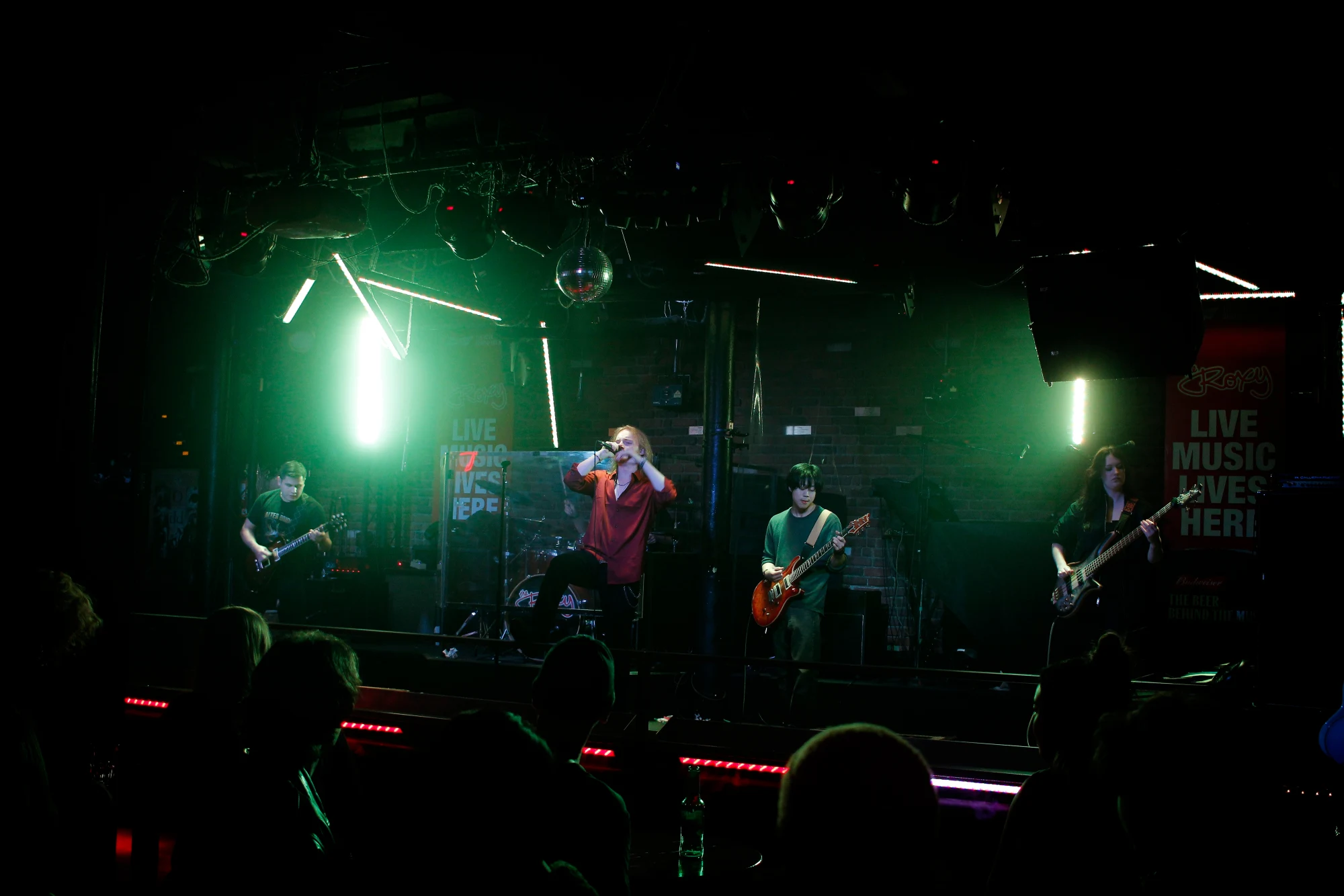 In Pieces performing live